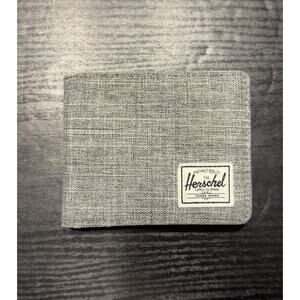 Herschel Unisex Roy RFID Bi-Fold Wallet - Raven Crosshatch Preowned